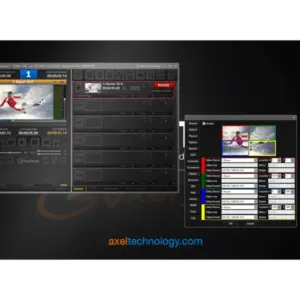 Axel Technology YouPlay, software profesional de playout broadcast compatible con SDI, NDI® e IP para reproducción multiformato y producción televisiva.