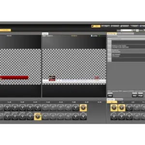 Axel Technology CG Plus, software profesional de grafismo broadcast para creación de caracteres, gráficos en tiempo real y automatización de emisiones.