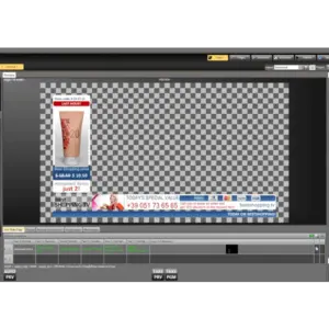 Axel Technology CG Plus, software profesional de grafismo broadcast para creación de caracteres, gráficos en tiempo real y automatización de emisiones.