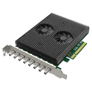 Tarjeta de captura Magewell Pro Capture Dual SDI 4K Plus con dos entradas 12G-SDI, captura DCI 4K y procesamiento profesional de vídeo.