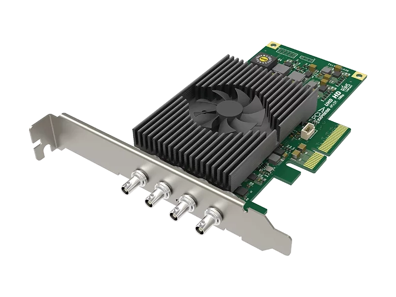 Tarjeta de captura Magewell Pro Capture SDI 4K Plus con entrada 12G-SDI, captura DCI 4K y procesamiento profesional de vídeo.