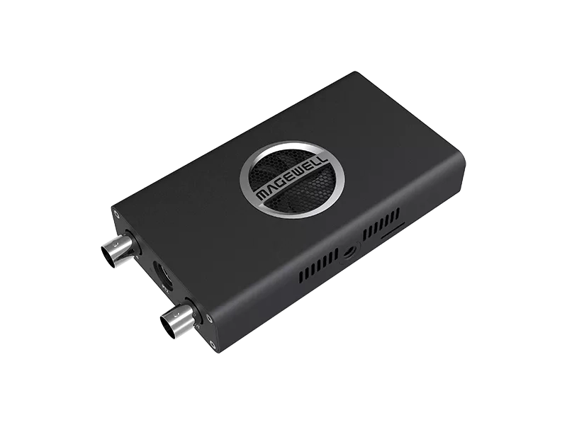 Magewell Pro Convert 12G SDI 4K Plus, codificador NDI profesional con entrada 12G-SDI 4K60, salida loop-through y conexión Ethernet Gigabit.
