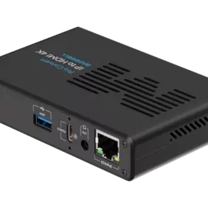 Magewell Pro Convert IP to HDMI 4K, decodificador profesional de vídeo IP con salida HDMI 4K60 y soporte para NDI, SRT, RIST y otros protocolos.