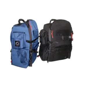 Mochila profesional Working Easy WM 40/50 de Cordura® para videocámaras de mano, con paneles rígidos, acolchado doble, divisores interiores y bolsillos exteriores.