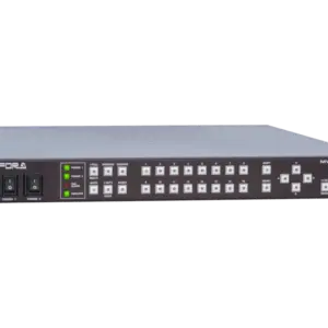 Multiviewer profesional FOR-A MV-1620HSA 1U con 16 entradas 3G-SDI, HD-SDI, SD-SDI y vídeo compuesto para monitorización broadcast.