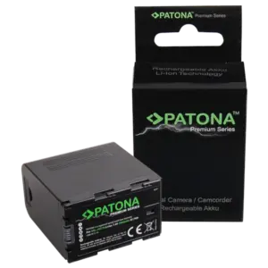Batería PATONA Premium 1317 de 7800 mAh para cámaras JVC SSL-75, SSL-JVC50 y SSL-JVC75 con salida USB.