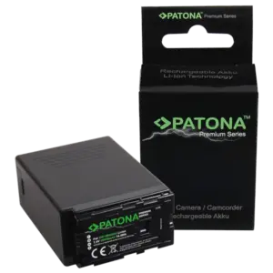 Batería PATONA Premium 1318 de 7800 mAh compatible con Panasonic VW-VBG6 y videocámaras HDC-HS700, NV-GS320 y NV-GS330.